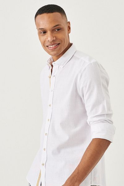 AC&Co / Altınyıldız Classics Hemd - Weiß - Slim Fit