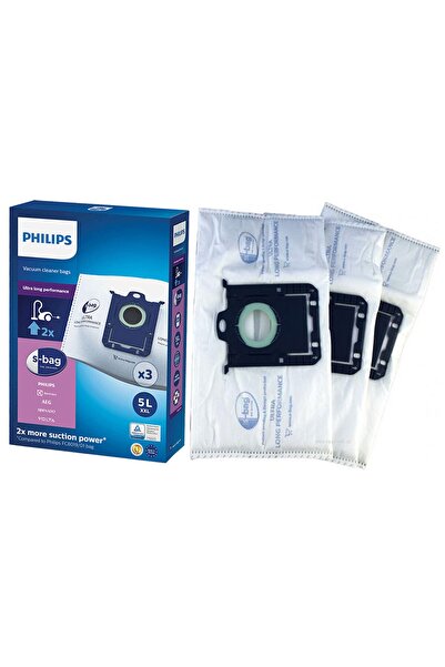 Magic Bags Philips Fc 8726 Performer Expert Sac de praf Original S-bag de 5 l...