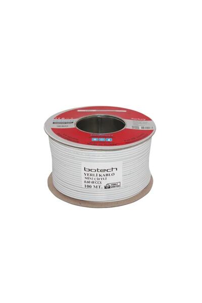 Botech كابل هوائي Rg6u4 48 سلك عالي الجودة - لفة 100 متر