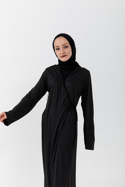 Kutay Collection Μαύρο φόρεμα προσευχής