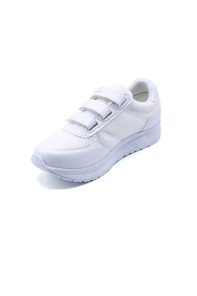 PARLEY Women's Mesh Velcro White Sneaker Walking Shoes