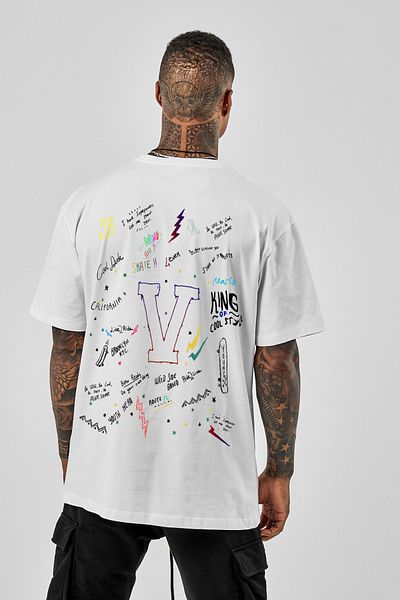 Pasage Μπουτίκ Cool Dude με στάμπα μπλουζάκι Oversize