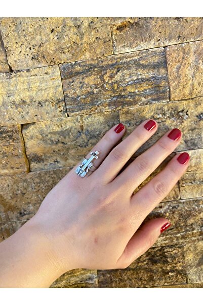 Herşey Nota خاتم كمان نسائي قابل للتعديل