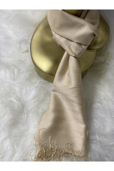 İPEKSCARF %30 Ipek Şal Bej