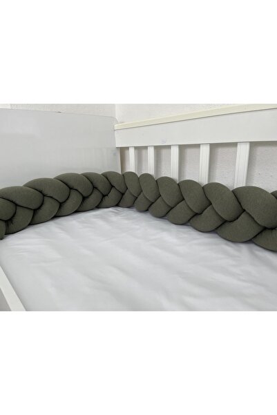 Lucky Kids حماية ثلاثية متماسكة مقاس 360 سم / سرير أطفال بارك من جانب الأم مق...