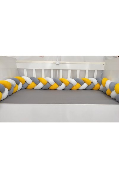 Lucky Kids 360 Cm 3-Piece Mesh Protection / 60x120 Mother's Side Park Crib - Mattress Protector
