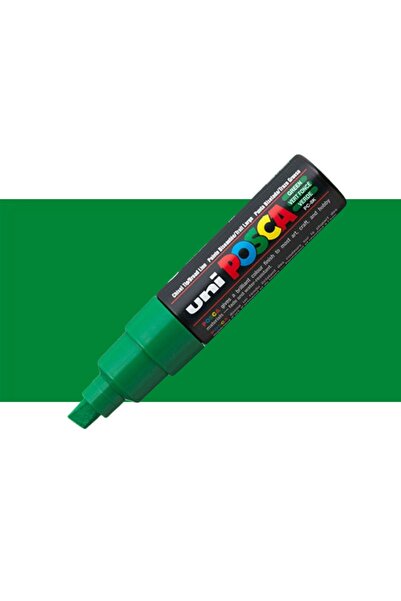 Uni قلم ماركر بوسكا PC-8k أخضر
