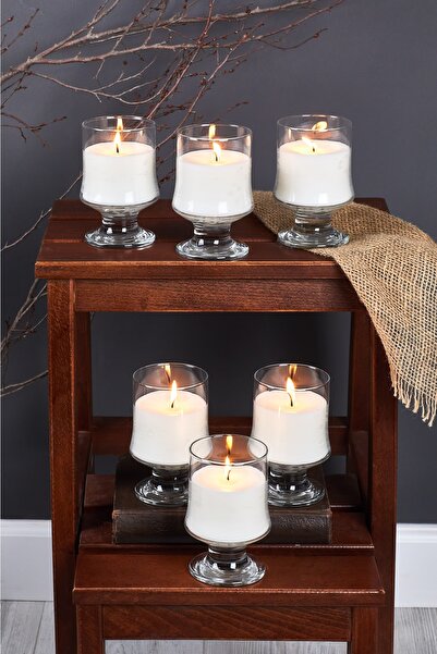 KURT HOME Aria Kokulu Mum 6 ' Lı Karışık Beyaz