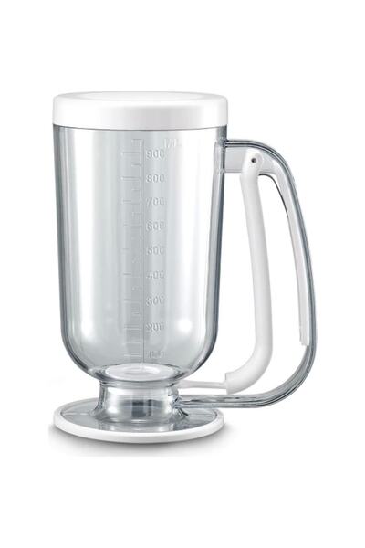 5DM 900 مل إبريق عملي سهل تصريف العجين لصنع البانكيك