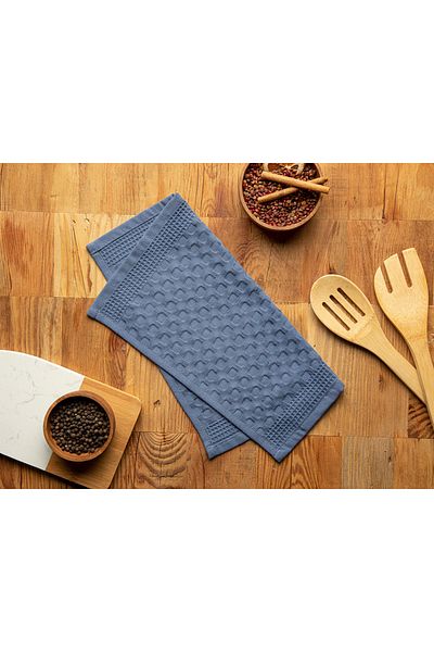 English Home Πανί ξηραντικής από βαμβάκι Sunny 30x30 cm Indigo