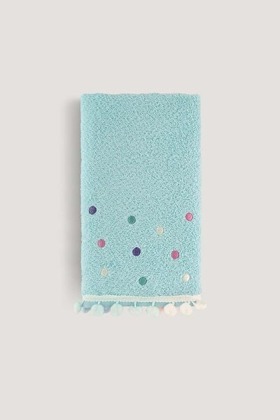 Arliva Home Batık Ponpon Nakıslı Havlu Mınt 30x50