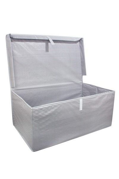 Milenay 3 Pieces - Multi-Purpose with Lid Laundry-Storage-Organization Etc Storage, Box 70x40x30 - Mega Plus Box - Gray