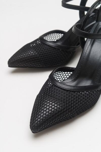 Luvi Chıc Siyah Kadın Topuklu Ayakkabı