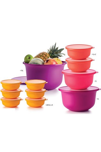 Tupperware Aloha 11 Piece Set Esc
