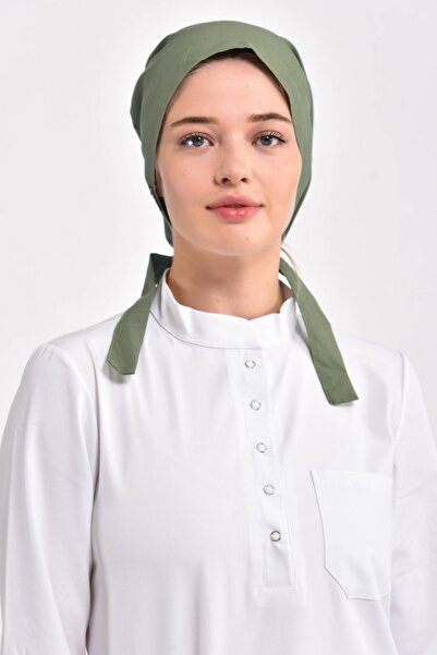 Owlet Medikal Asker Yeşili Cerrahi Tesettür Bone