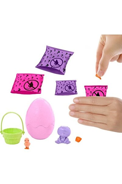 mattel Barbie Color Reveal Sürpriz Hayvan Figürü Yumurta Sarı Gvk58