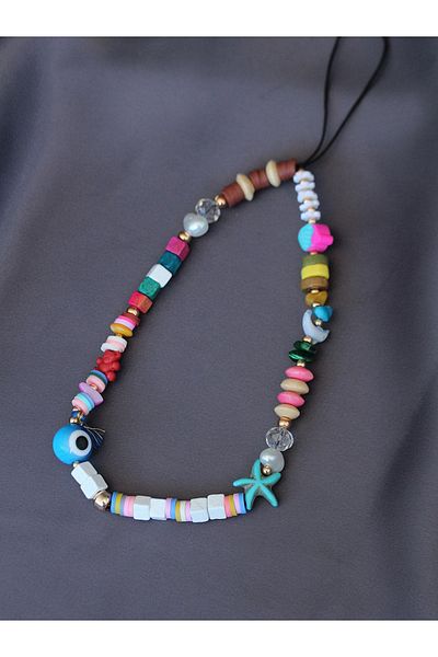 Ebijuteri Colorful Phone Accessory with Starfish Detail