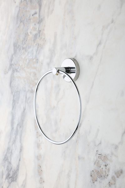 MultiStore Στρογγυλή θήκη για πετσέτες Chrome