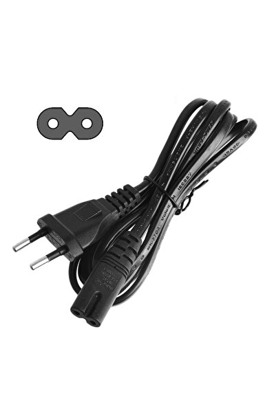 aogo 1.5m Teyp Işıldak Fişi C7 Power Güç Kablosu 1.5 Metre 2x0.75 Enerji Kabl...