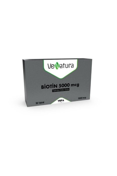 VeNatura Biotin 5000 Mcg Food Supplement 30 Tablets 30Tablet