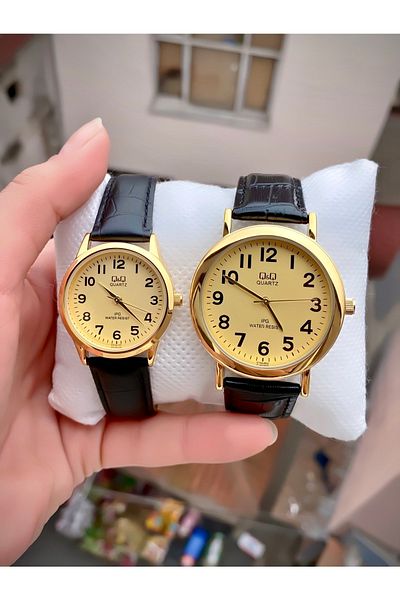 Q&Q QQ Team Wristwatch Lover Couple Watch Original