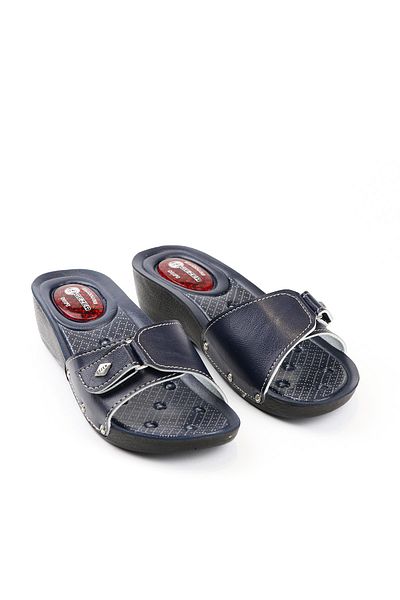 GEZER Papuci de vară pentru femei cu talpă de masaj cu velcro detașabilă