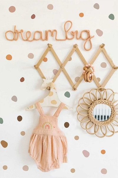 Piksel Grafik Boho Dots Wall Sticker