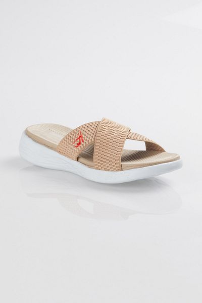 Tonny Black Sandalette - Beige - Flacher Absatz