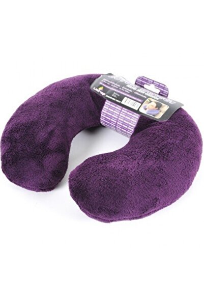 Wellmop وسادة رقبة للسفر بالسيارة - وسادة سفر مملوءة بالألياف