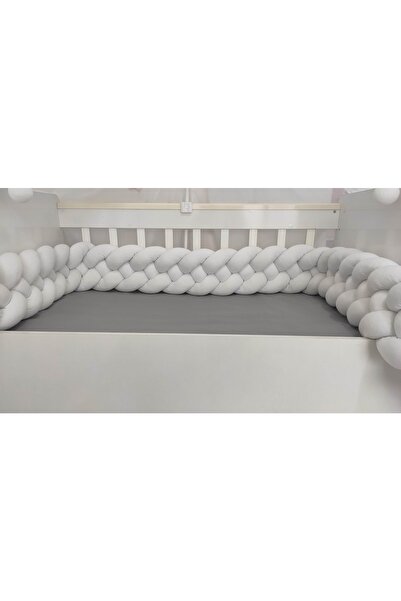 Lucky Kids حماية محبوكة مقاس 200 سم مكونة من 4 قطع / سرير أطفال - واقي مرتبة