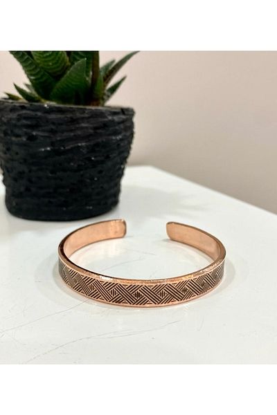 KAVELE Pure Copper Bracelet - Suitable for All Wrists - Passable - Unisex