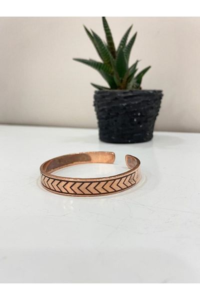 KAVELE Pure Copper Bracelet - Suitable for Every Wrist - Snap-on - Unisex-