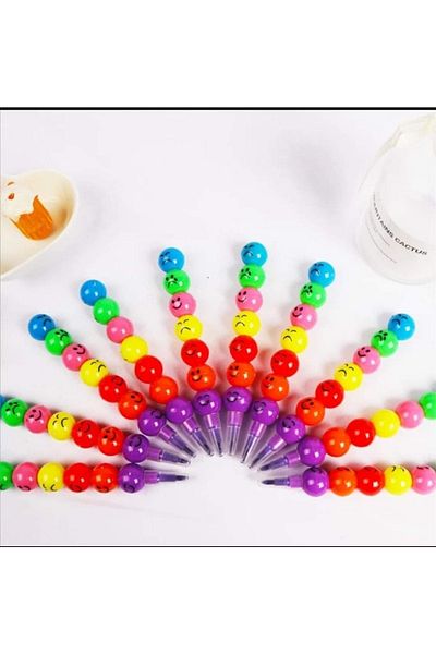ABC Colorful Emoji Pen 10 pieces