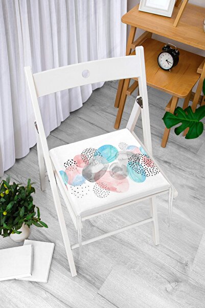 Realhomes Specijalno dizajniran jastuk za stolicu sa zatvaračem i šarenim uzo...