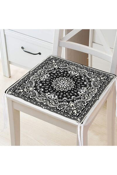 Realhomes Moderni jastuk za stolicu sa patentnim zatvaračem i damask motivom