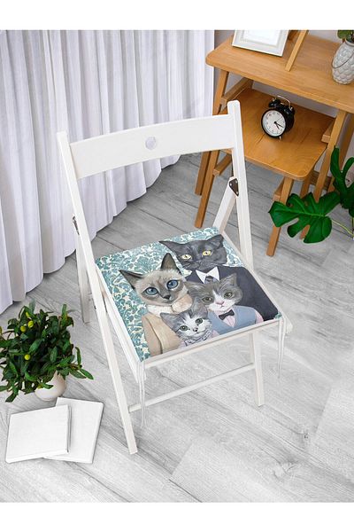 Realhomes Pernă de scaun cu fermoar cu design special