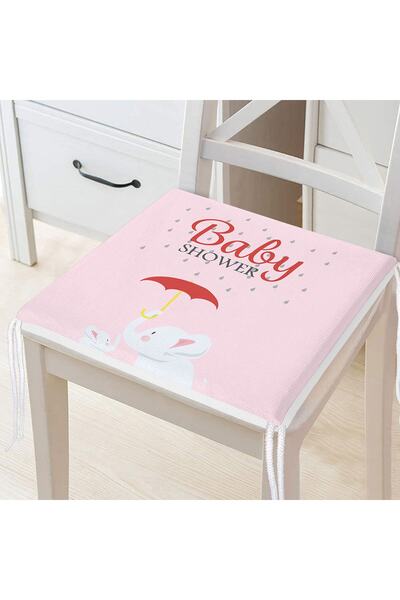 Realhomes Рожевий килимок з малюнком слонів для дитячої кімнати, спеціальний ...