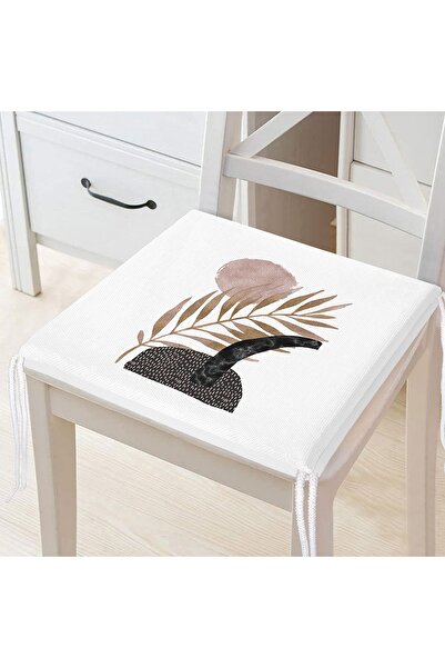 Realhomes Біла підлога з золотим листяним мотивом і блискавкою на чохлі для с...