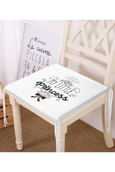 Realhomes Diamond Digital Printed Zippered Chair Cushion