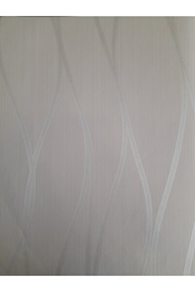 RED. Geometrik Desenli Açık Krem Duvar Kağıdı (5m2)