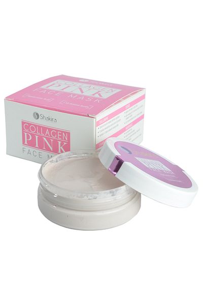 Naturelim Shakira Collagen Pink Hyaluron + 12 Amino Acid Collagen Pink Mask 8 Application Facial Care 75gr