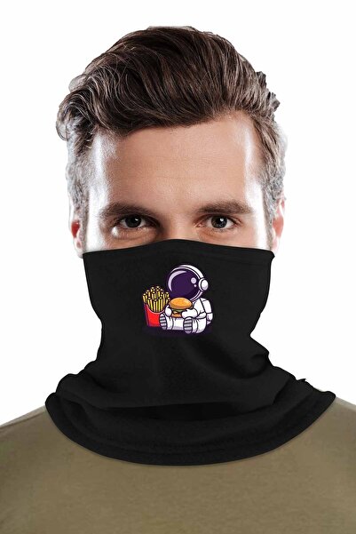 herotasarım Space Eat Зимовий полярний комір - з принтом, BLL1861