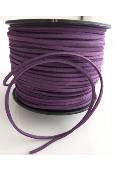 angel çanta aksesuar Purple Nubuck Leather Rope No:11