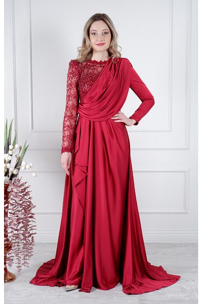 Kenzel Evening Dress 1070 Claret Red