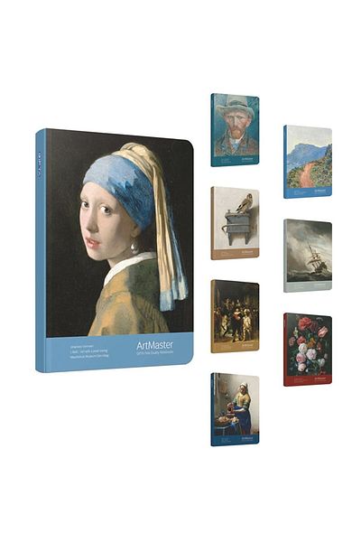 Gıpta Art Master Thread Stitching Hard Cover Notebook (19*26) 120 Sheets (Striped)