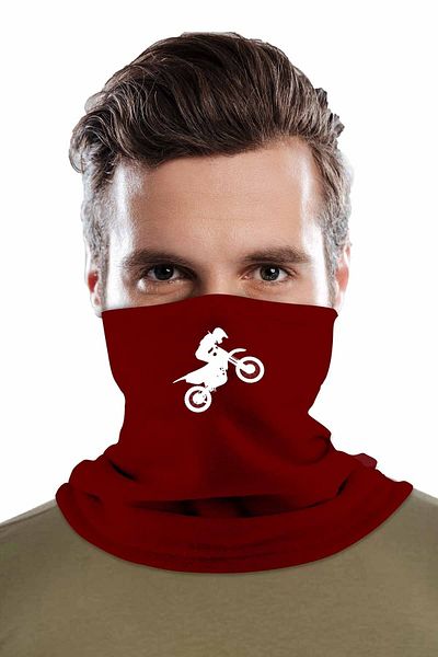 herotasarım Winter Biker Printed Fleece - Neck Collar Bll2835