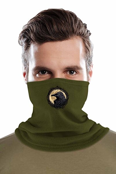 herotasarım Guler de lână de iarnă imprimat cu ciobi Bll849