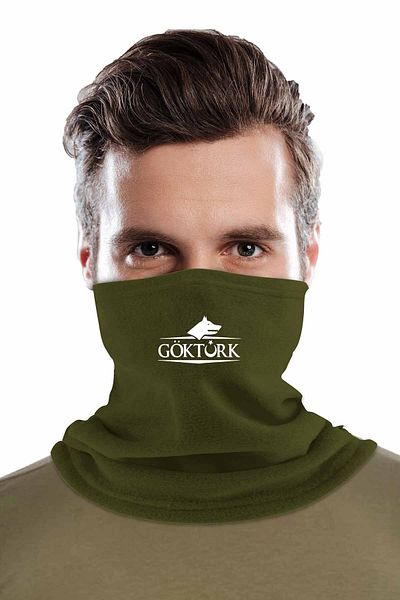 herotasarım Winter Göktürk Printed Fleece - Κολάρα λαιμού Bll1468