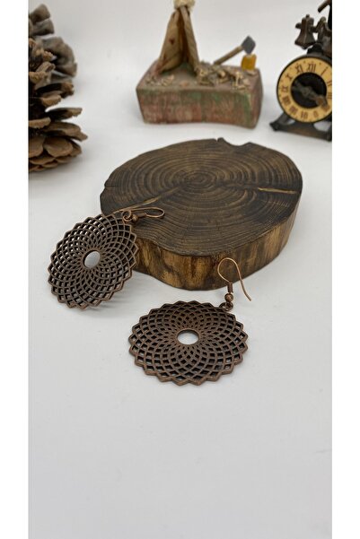 Porsuk Alternatif Etnik Otantik Hippi Bohem Döküm Küpe