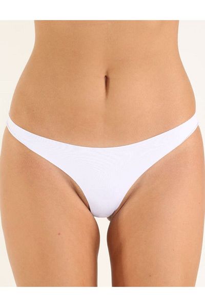 Dorya White Laser Cut Women's Thong Dorya